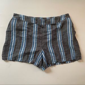 a. new day Super Cute Blue and Gray Shorts NWOT